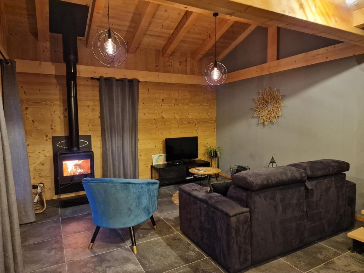 Chalet Cosy Et Moderne Vue Montagnes Seytroux ภายนอก รูปภาพ